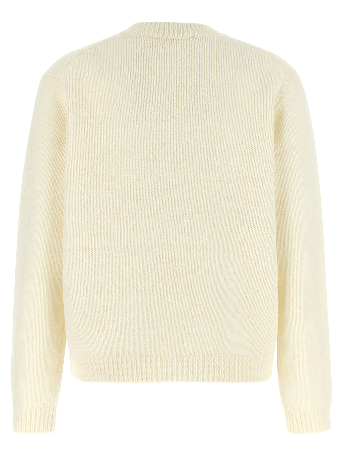 Maison Kitsuné White Wool Women's Cardigan