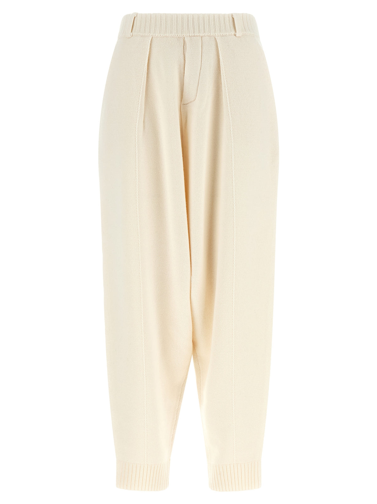 Coperni White Wool Casual Women's Pants