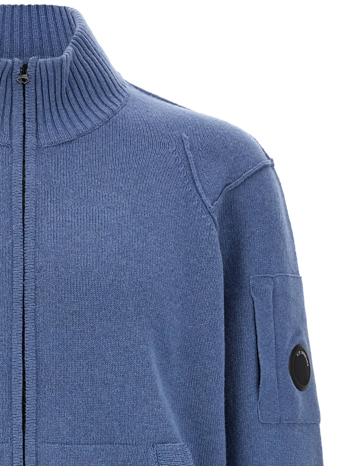 C.P. Company Blue Wool Men's Cardigan