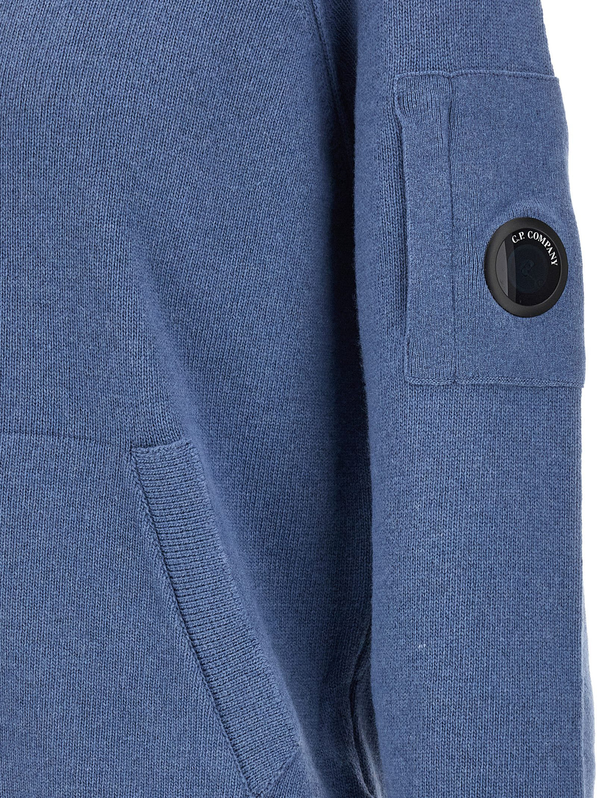 C.P. Company Blue Wool Men's Cardigan