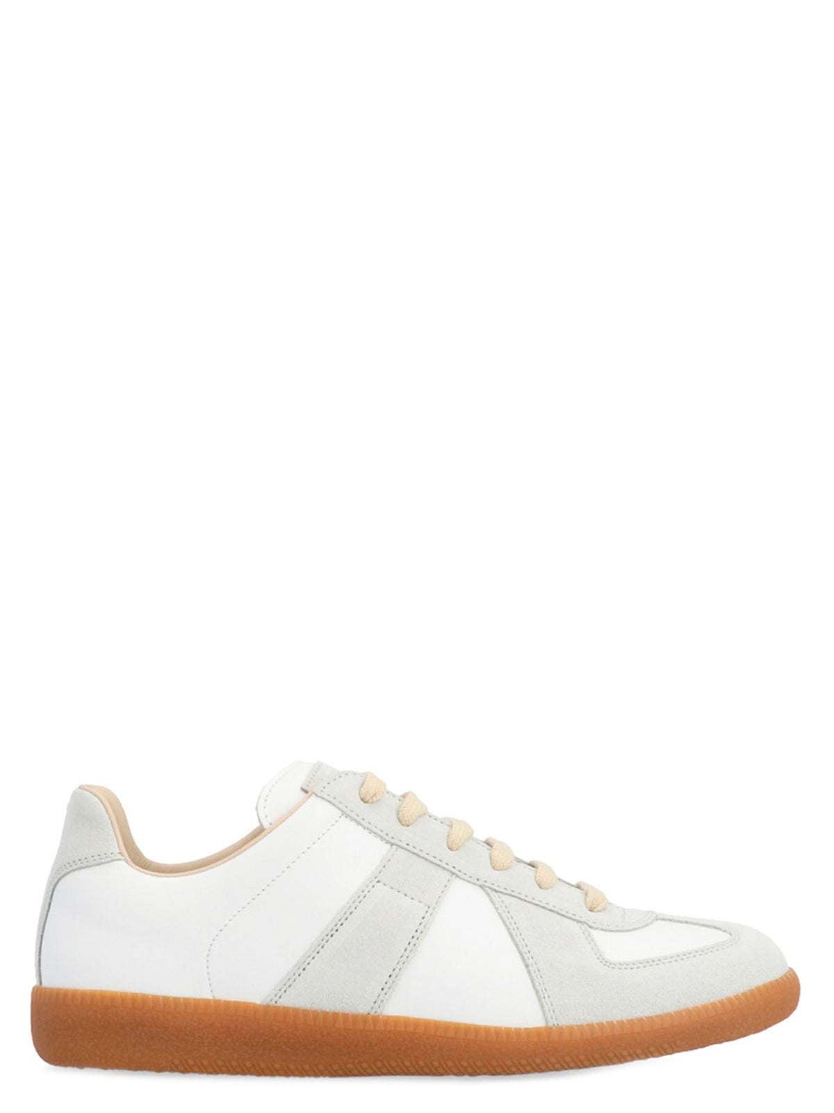 Maison Margiela White Polyvinyl Low Top Women's Sneakers