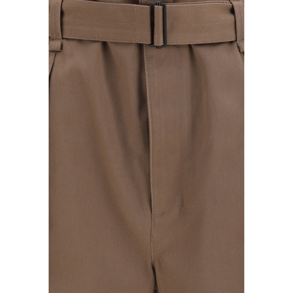 Lemaire Brown Polyester Casual Women's Pants
