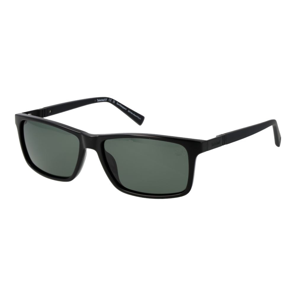 Timberland Black Plastic Men's Sunglasses