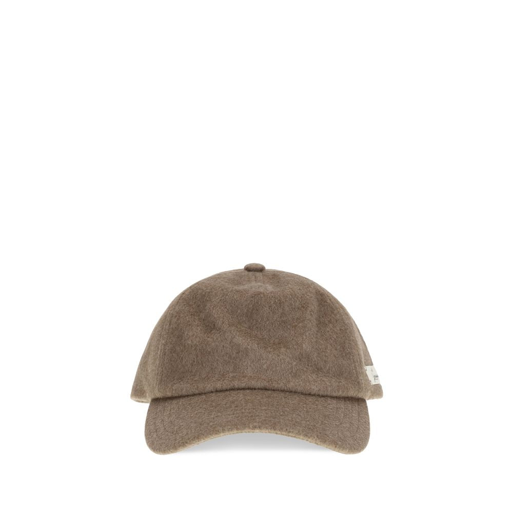 Jacquemus Brown Wool Oves Aries Cap (Baseball Men's Hat)