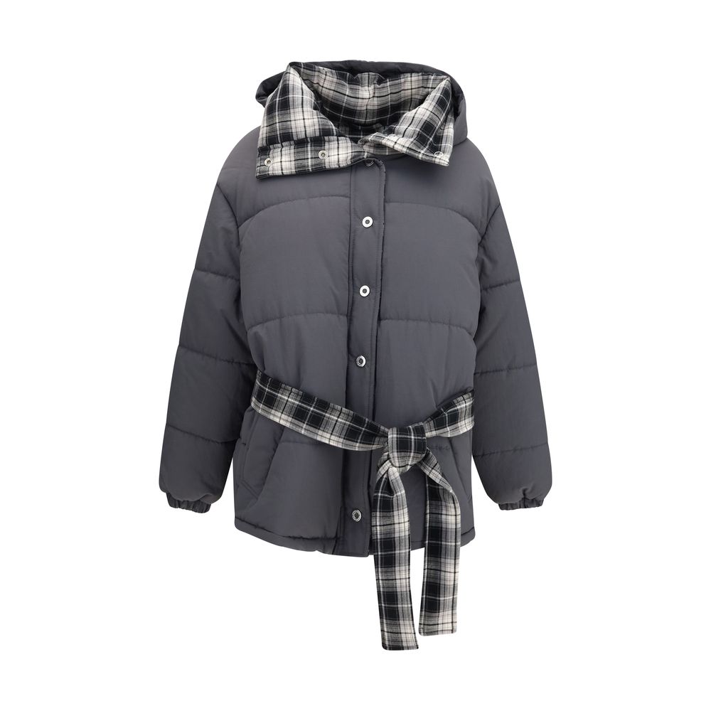 MARBELL Gray Polyamide Full-Length Women's Jacket