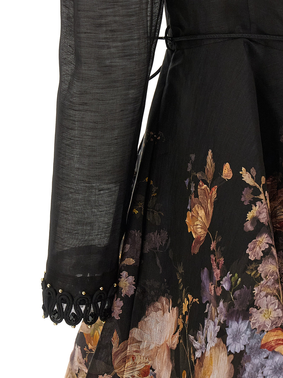 Zimmermann Multicolor Linen Short Women's Dress