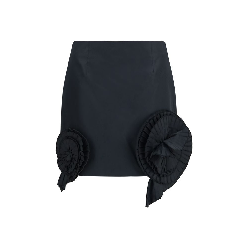 Blumarine Black Polyester Mini Women's Skirt