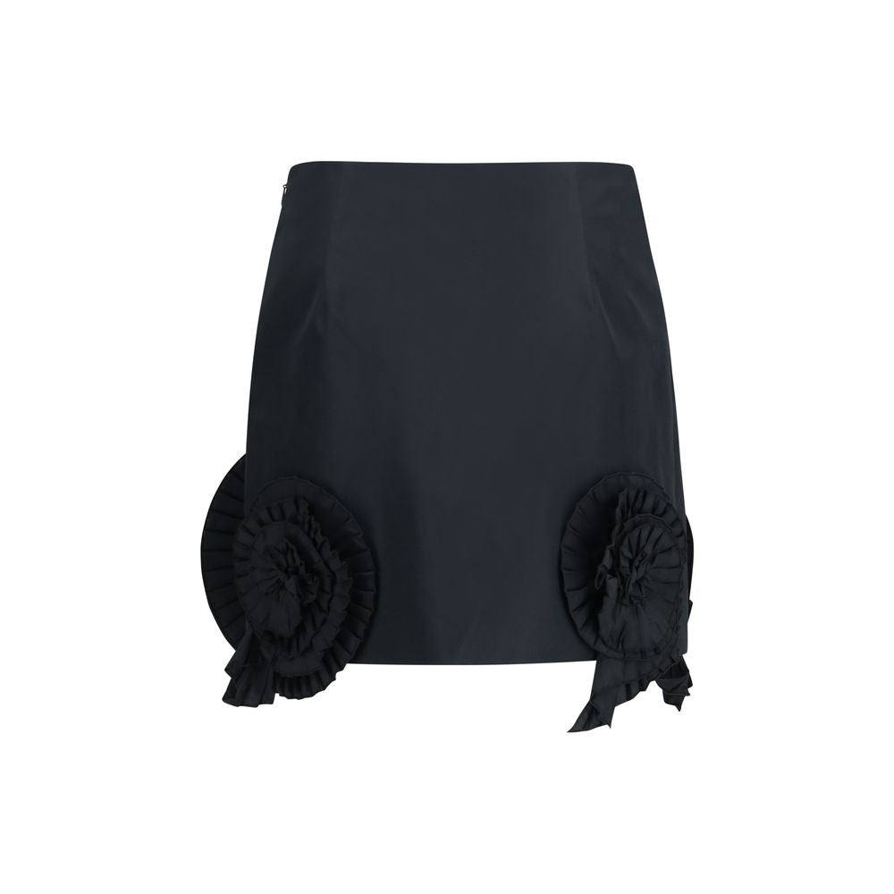 Blumarine Black Polyester Mini Women's Skirt