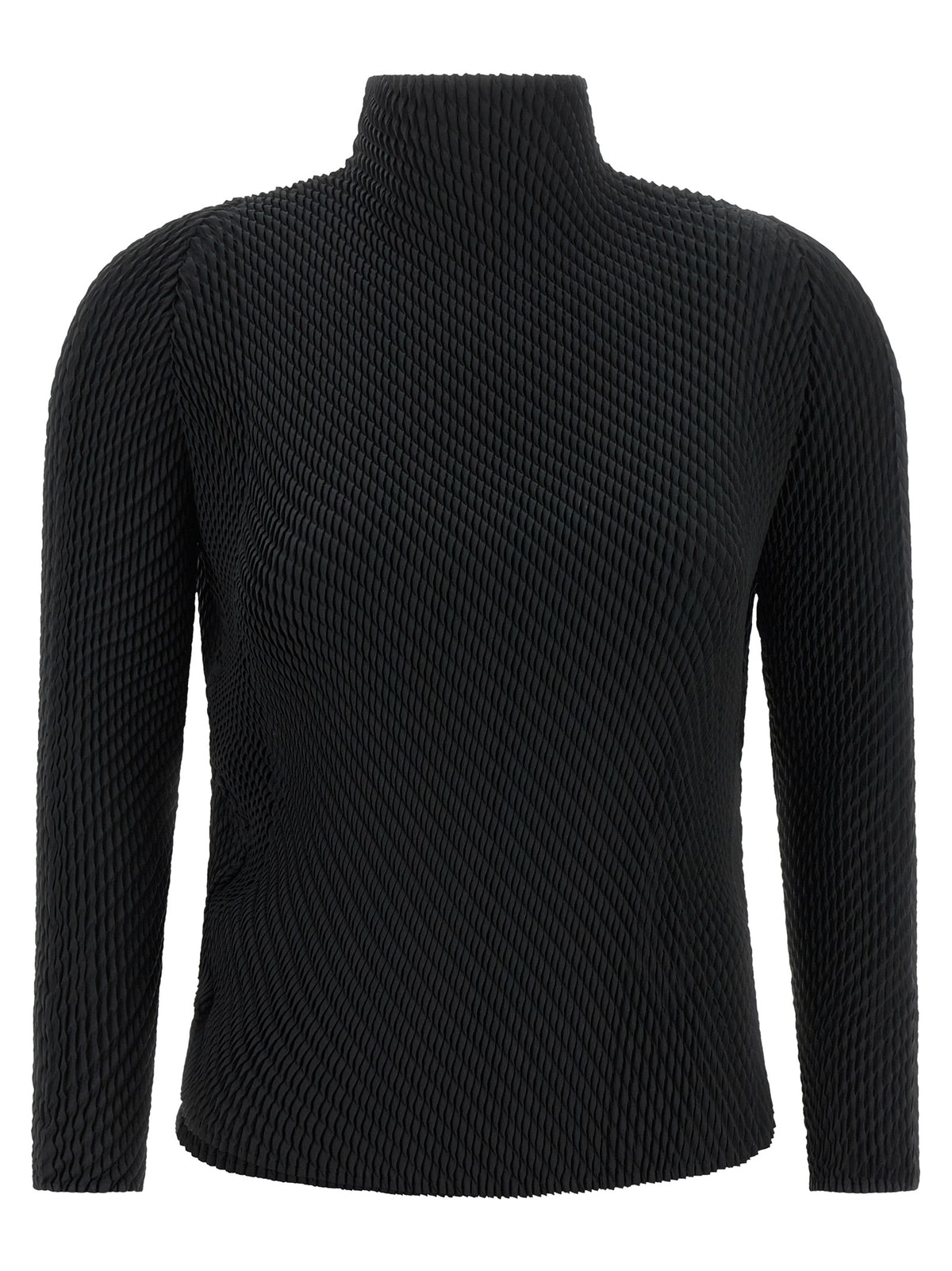 Issey Miyake Black Polyester Women's Shirt