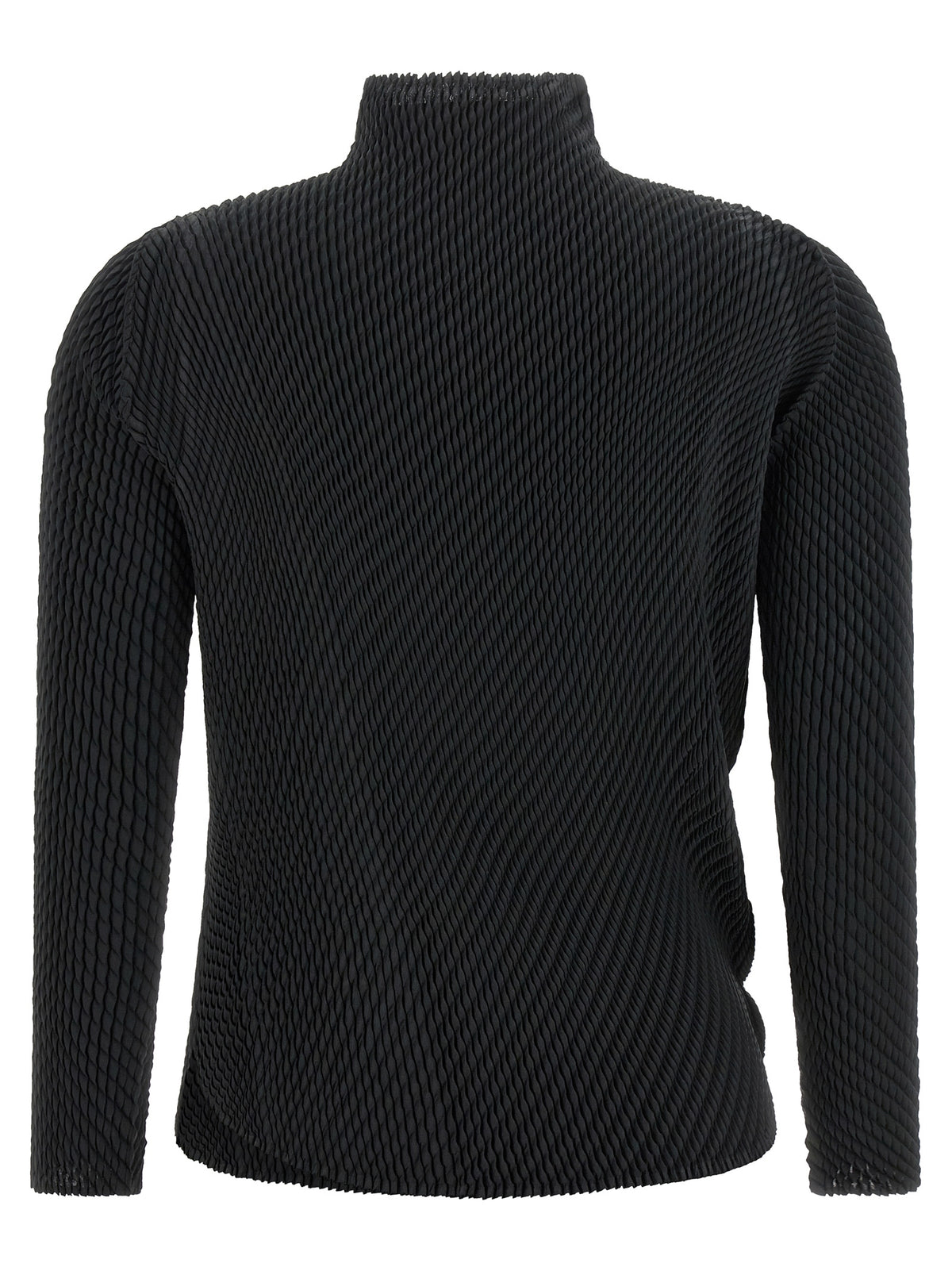 Issey Miyake Black Polyester Women's Shirt