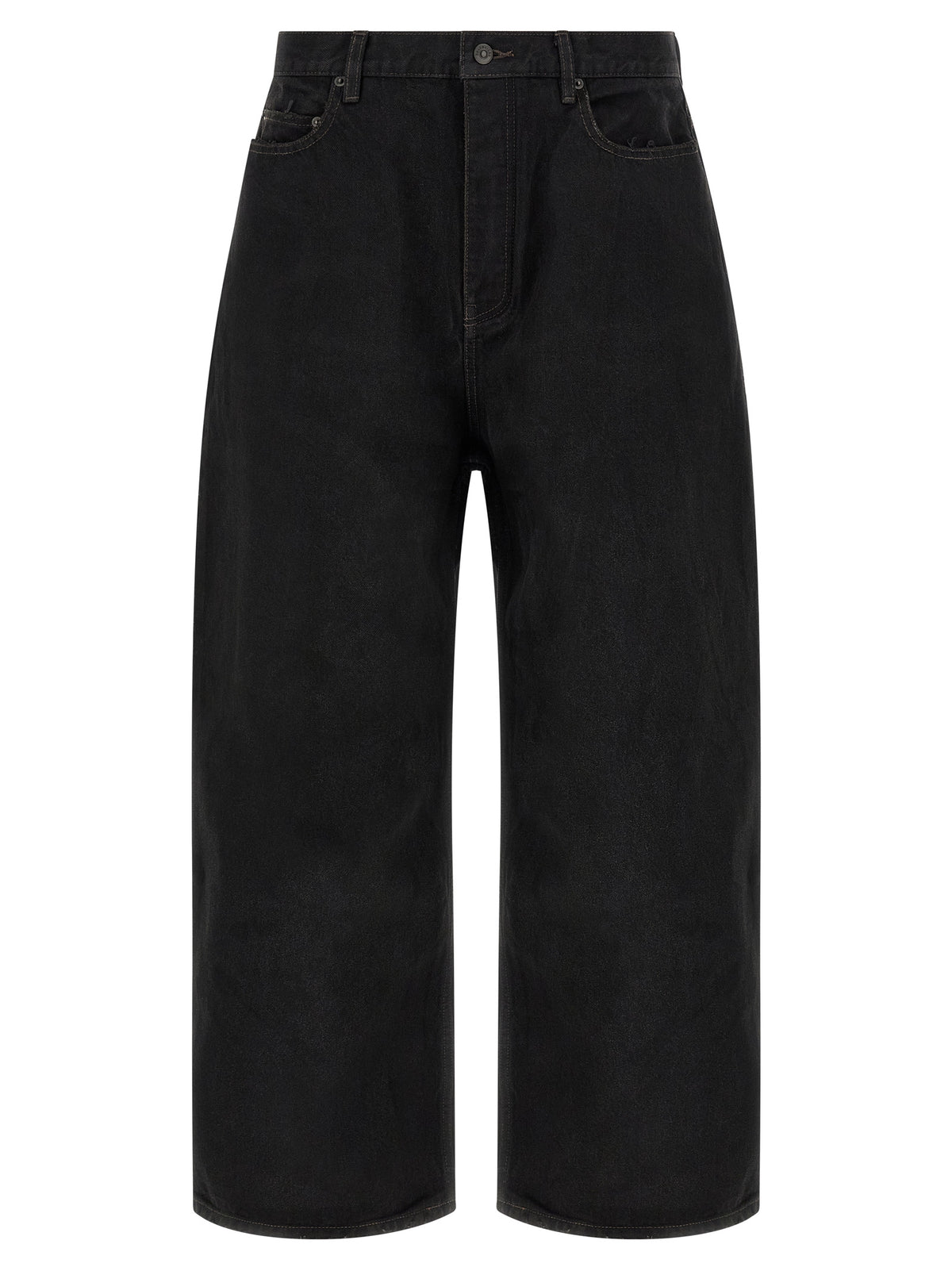 Balenciaga Black Cotton Jeans Men's Denim