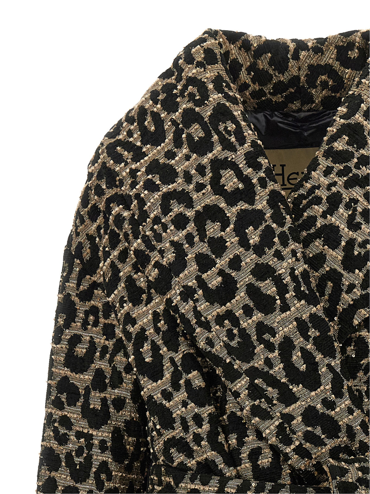 Herno Black Acetate Women's Coat