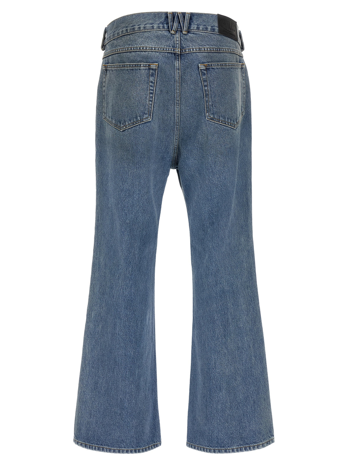 WILLY CHAVARRIA Blue Cotton Flared Men's Jeans