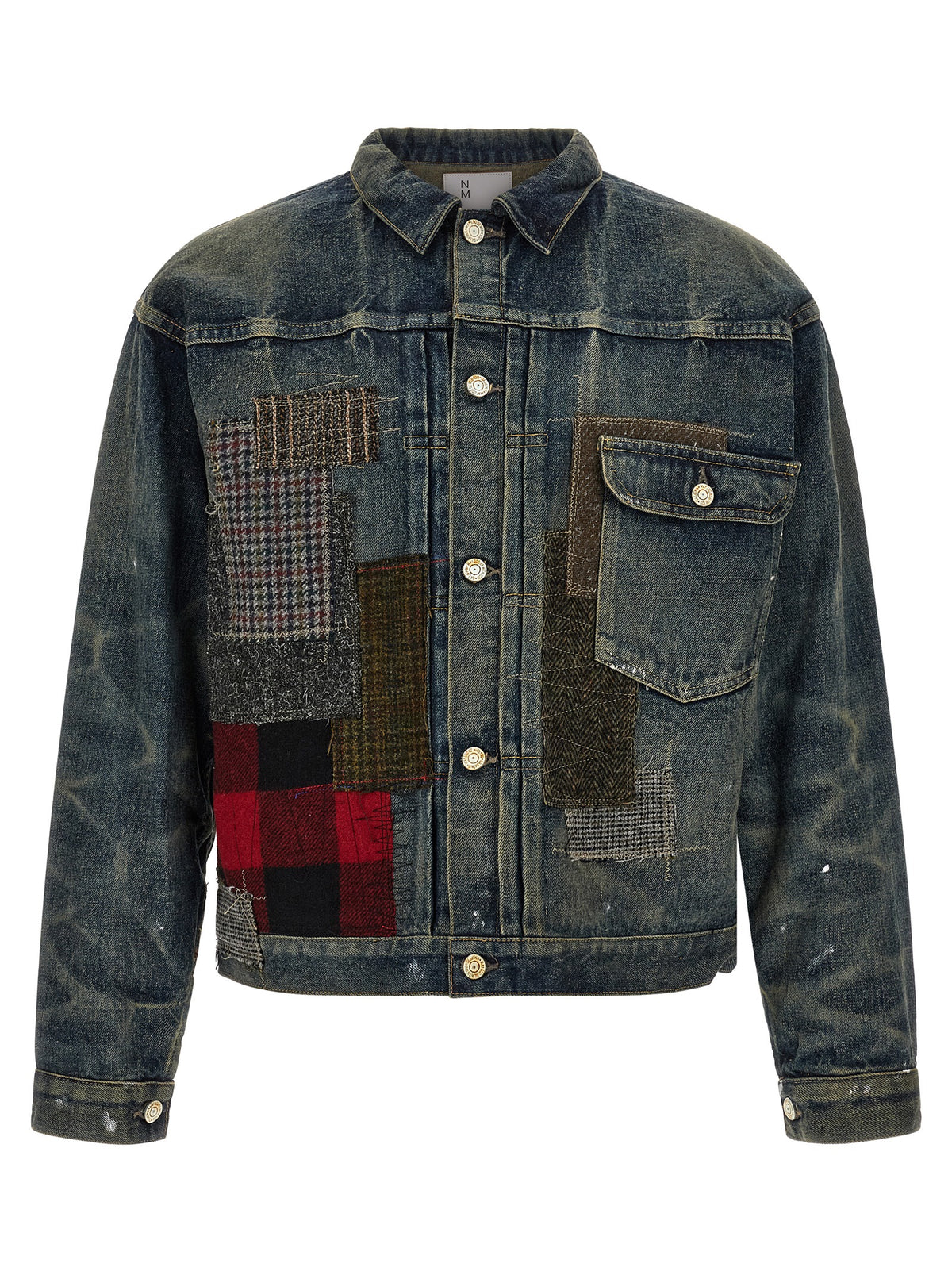 Junya Watanabe Blue Cotton Denim Men's Jacket