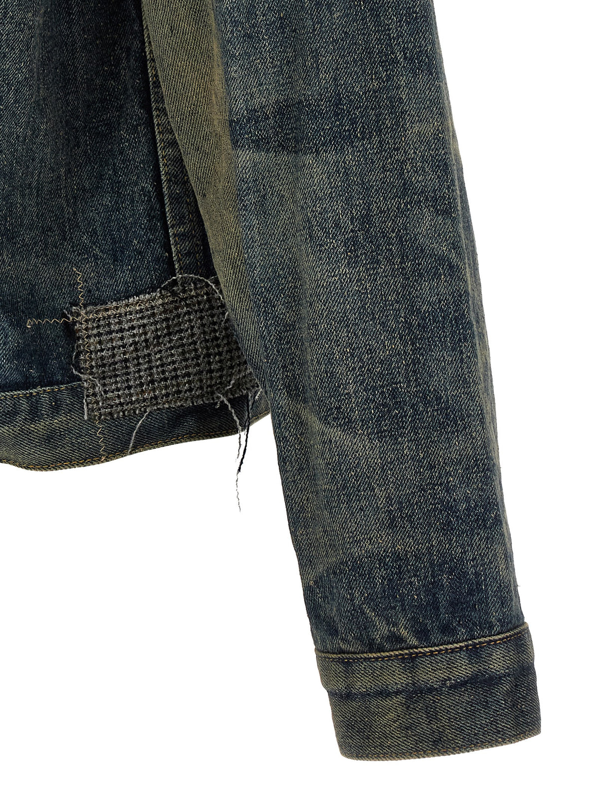 Junya Watanabe Blue Cotton Denim Men's Jacket