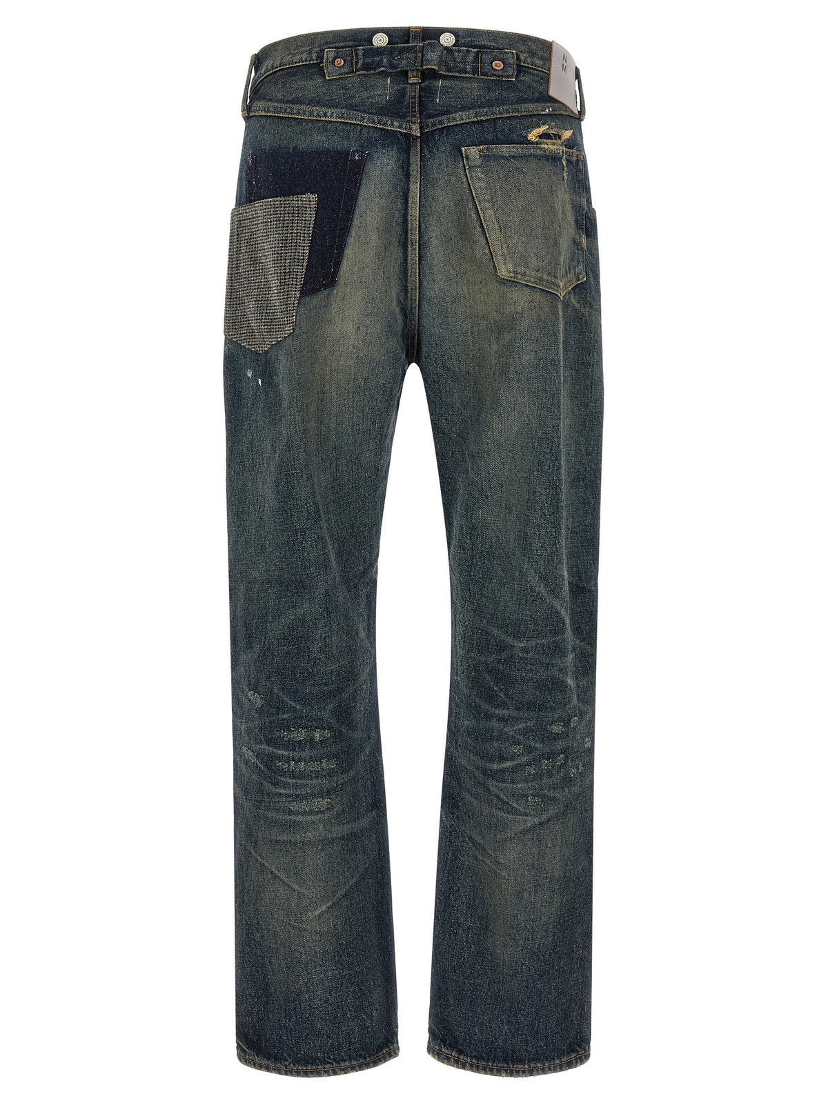 Junya Watanabe Blue Cotton Straight-Leg Men's Jeans