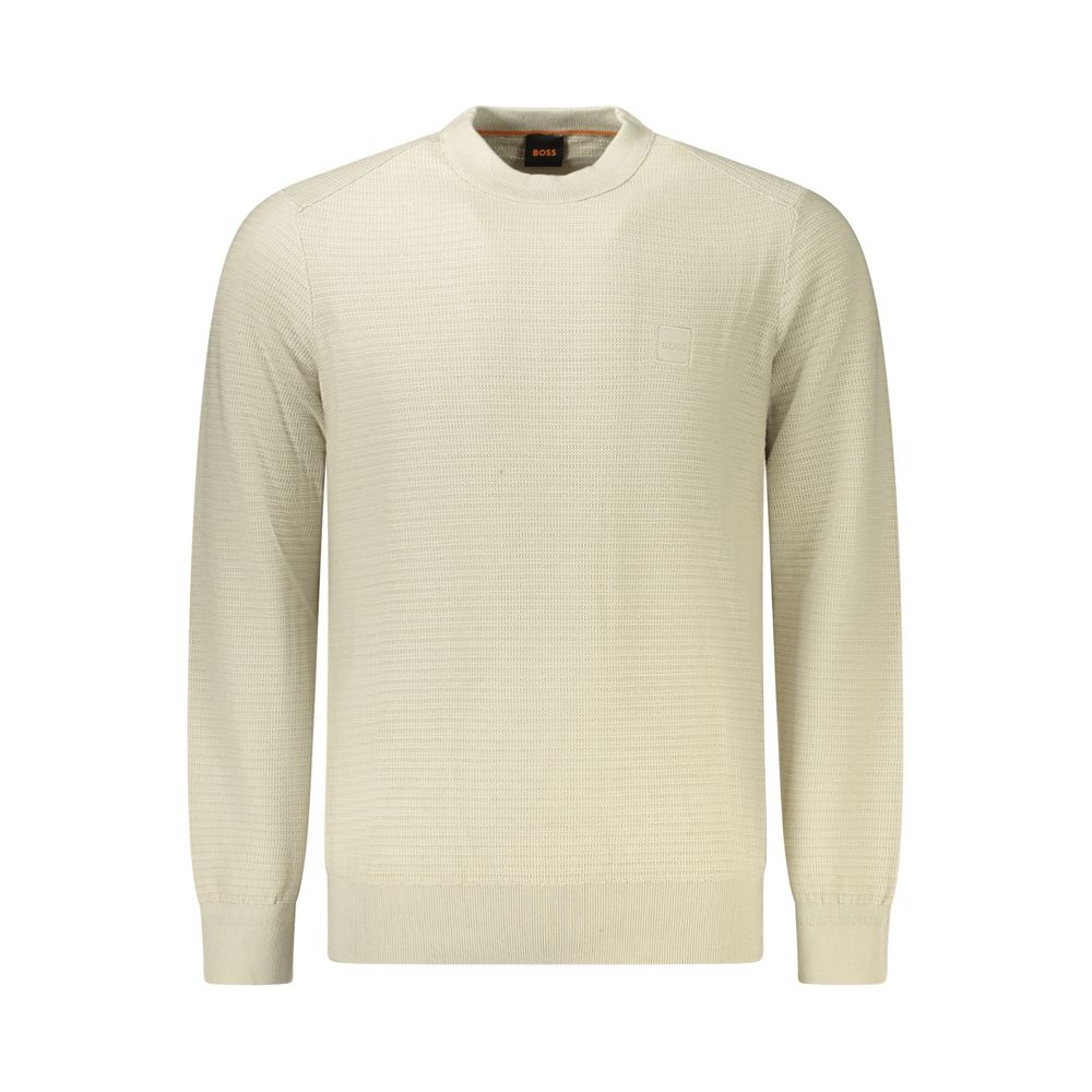 Hugo Boss Beige Cotton Men's Men's Sweater