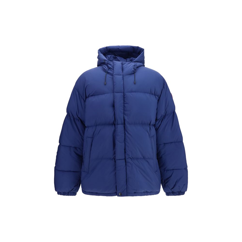 Canada Goose Blue Nylon Full-Length Men's Jacket