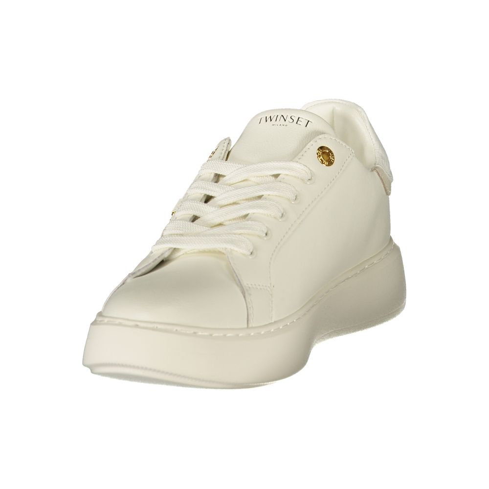 Twinset White Polyurethane Women's Women's Sneaker