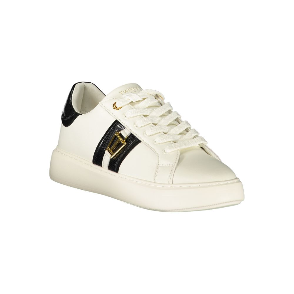 Twinset White Polyurethane Women's Women's Sneaker