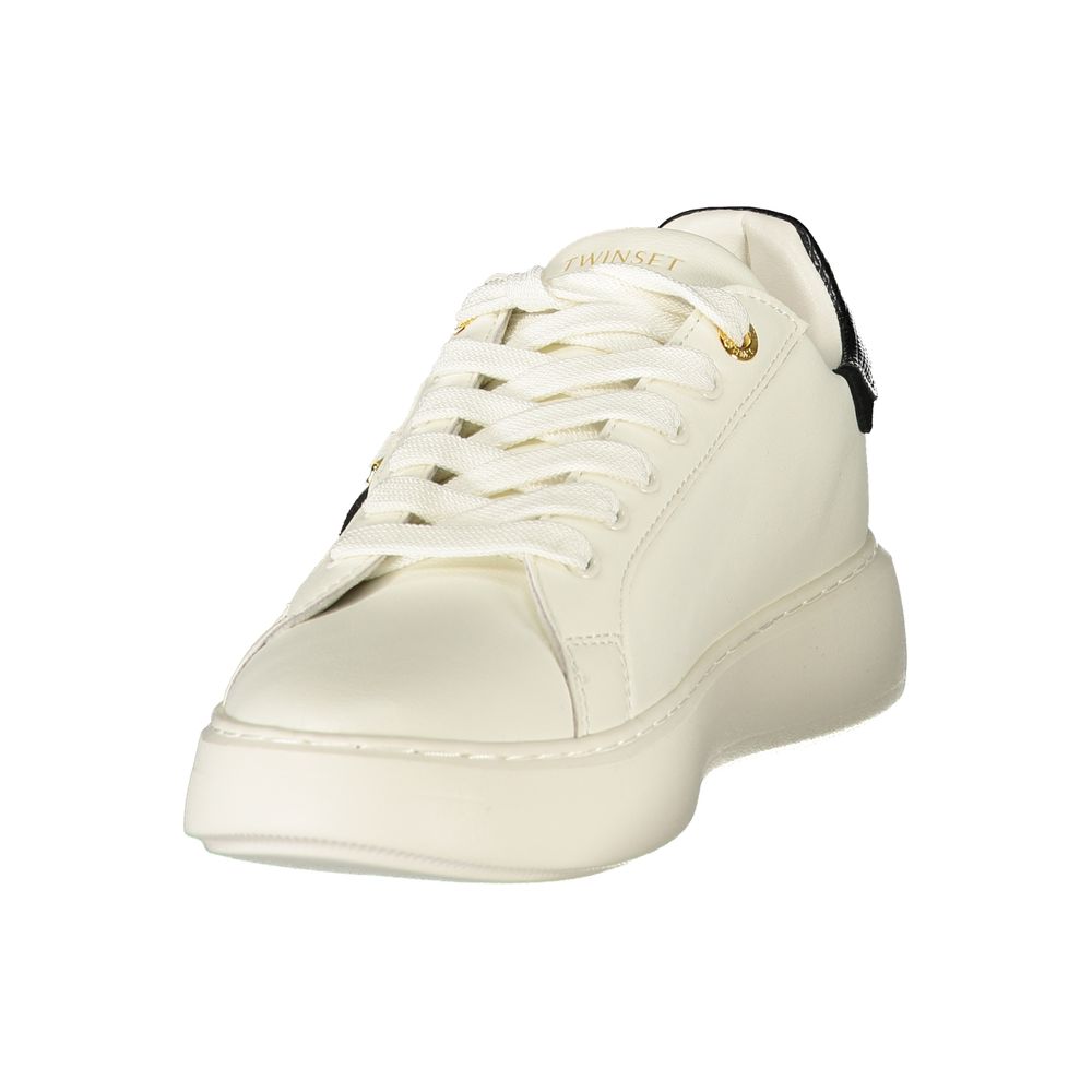 Twinset White Polyurethane Women's Women's Sneaker