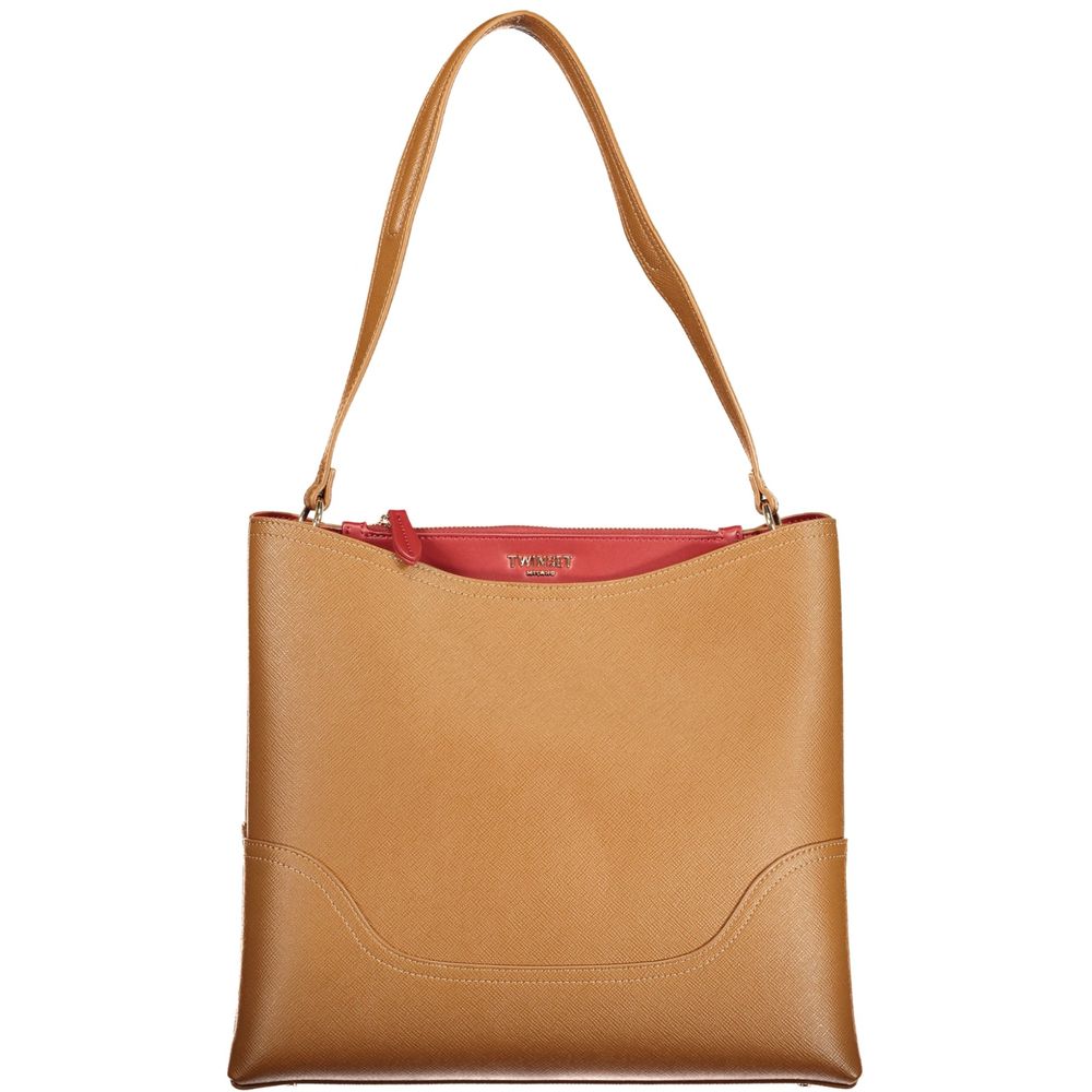 Twinset Brown Polyurethane Women's Women's Bag