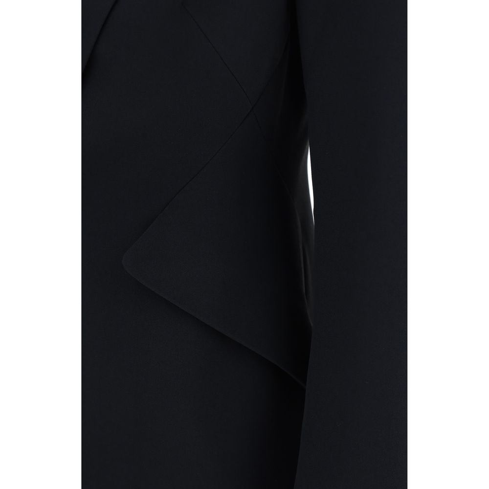 Alexander McQueen Black Acetate Women's Blazer