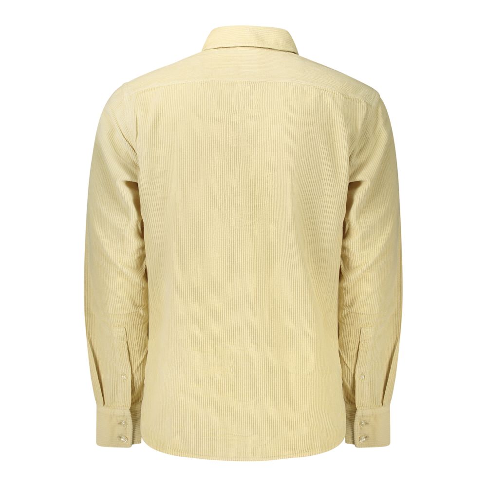 Hugo Boss Beige Cotton Mens Men's Shirt