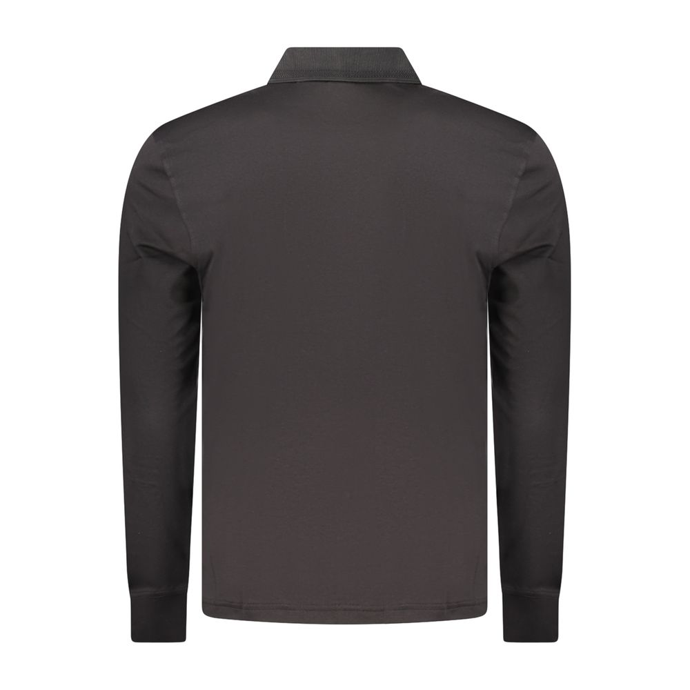 Hugo Boss Black Cotton Polo Men's Shirt