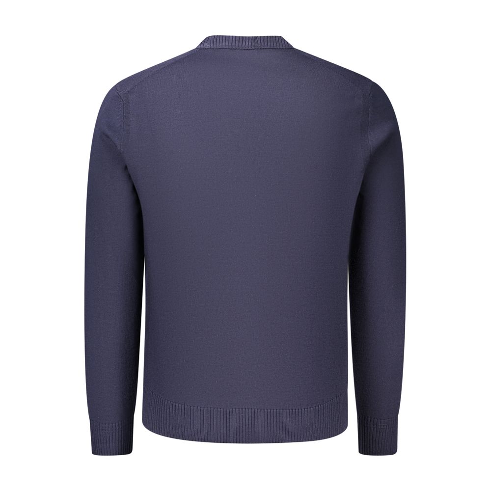 Hugo Boss Blue Wool Men's Sweatshirt