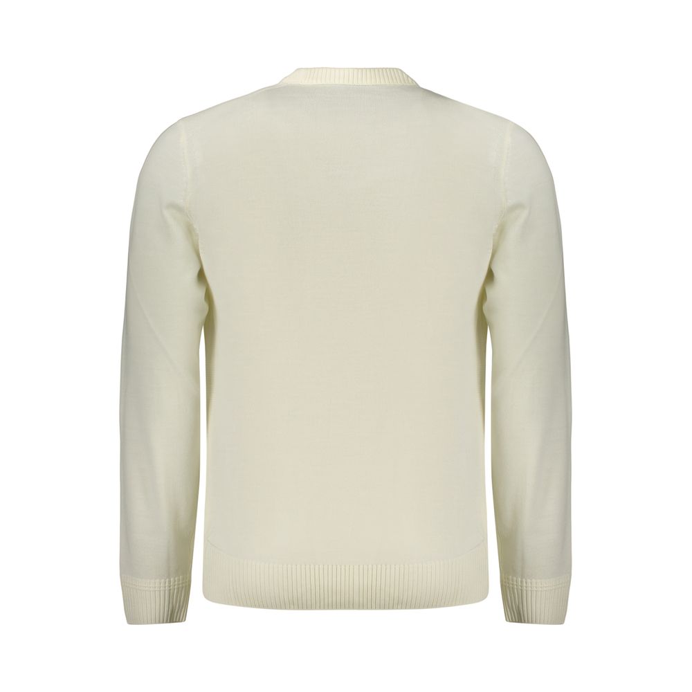 Hugo Boss White Wool Men's Sweatshirt