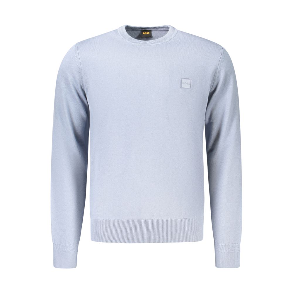 Hugo Boss Blue Cotton Men's Sweatshirt
