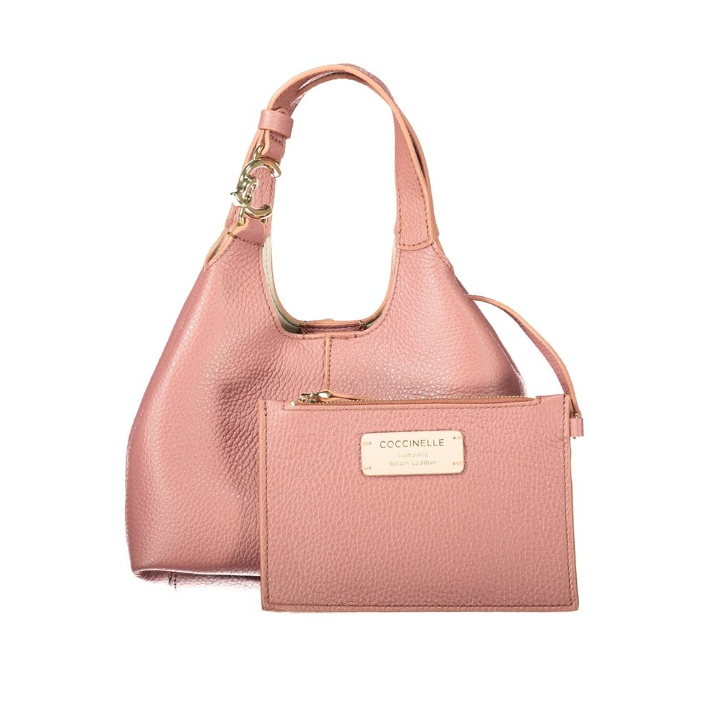 Coccinelle Pink Leather Women's Handbag
