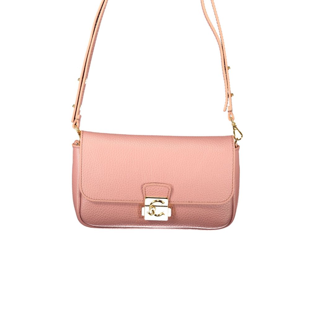 Coccinelle Pink Leather Women's Handbag