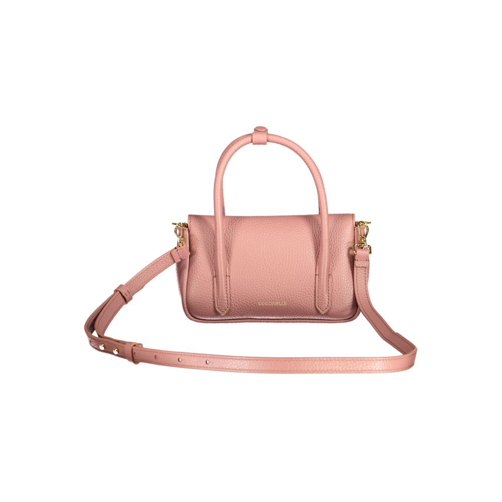 Coccinelle Pink Leather Women's Handbag
