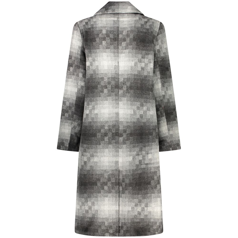 Desigual Gray Wool Women's Coat