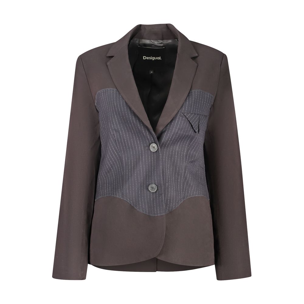 Desigual Black Polyester Women's Blazer