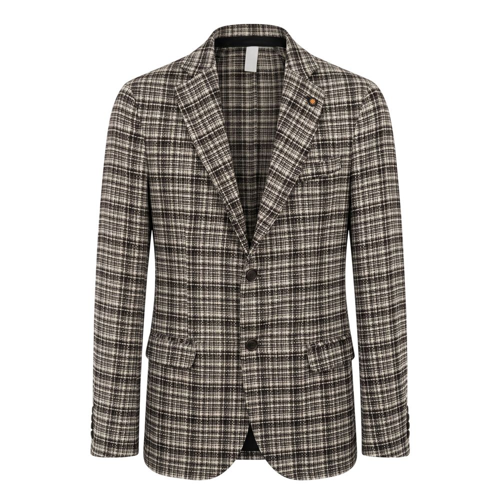 Roberto Pepe Luxury Beige Cotton Men Men's Jacket