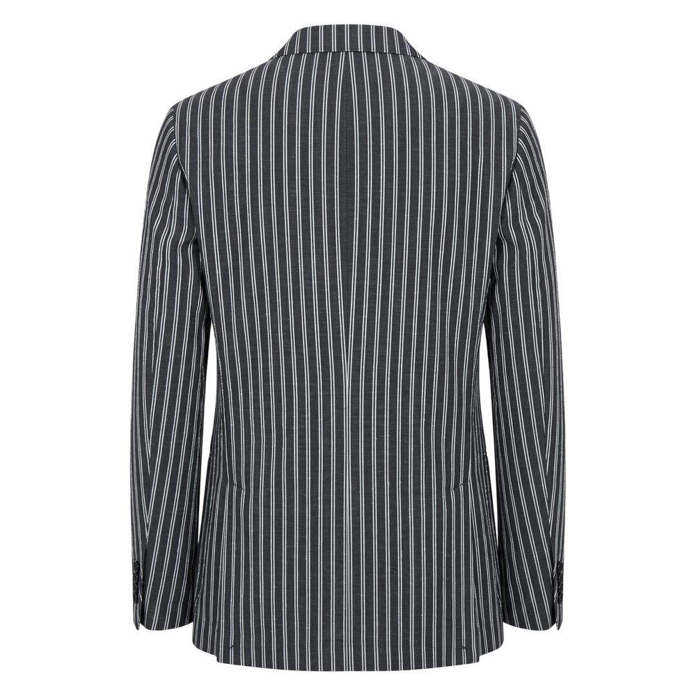 Roberto Pepe Luxury Blue Cotton Men's Men's Jacket
