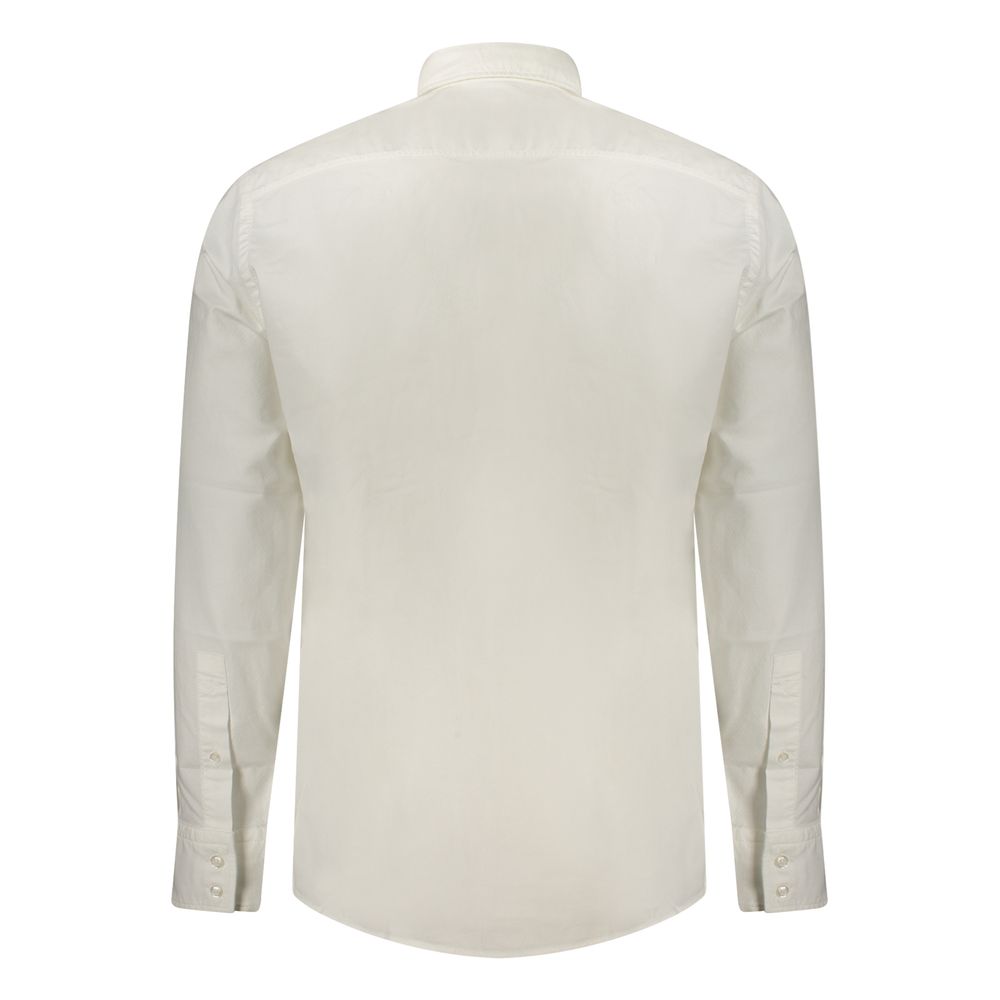 Hugo Boss White Cotton Men's Men's Shirt
