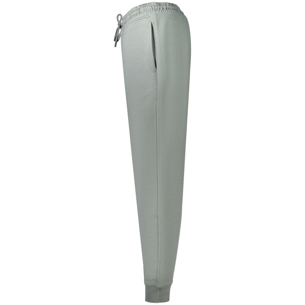 Hugo Boss Green Cotton Men's Men's Trouser