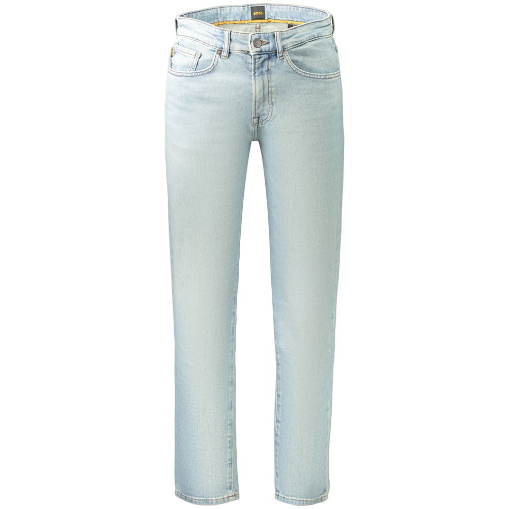 Hugo Boss Azzurro Cotton Uomo Men's Jeans