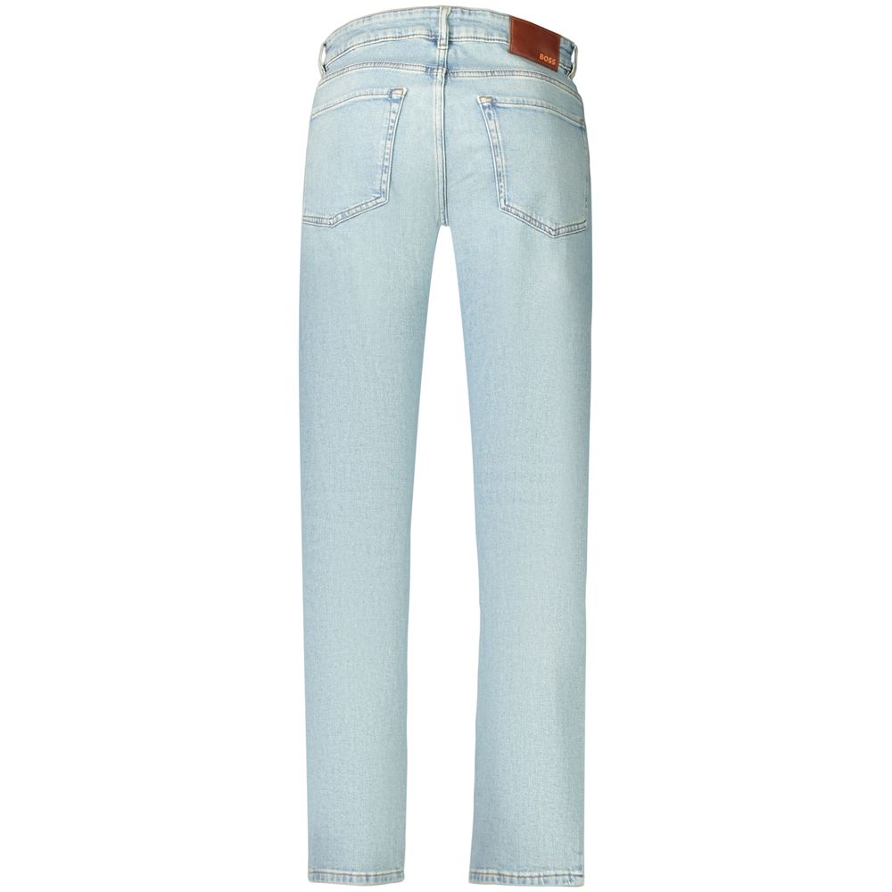 Hugo Boss Azzurro Cotton Uomo Men's Jeans