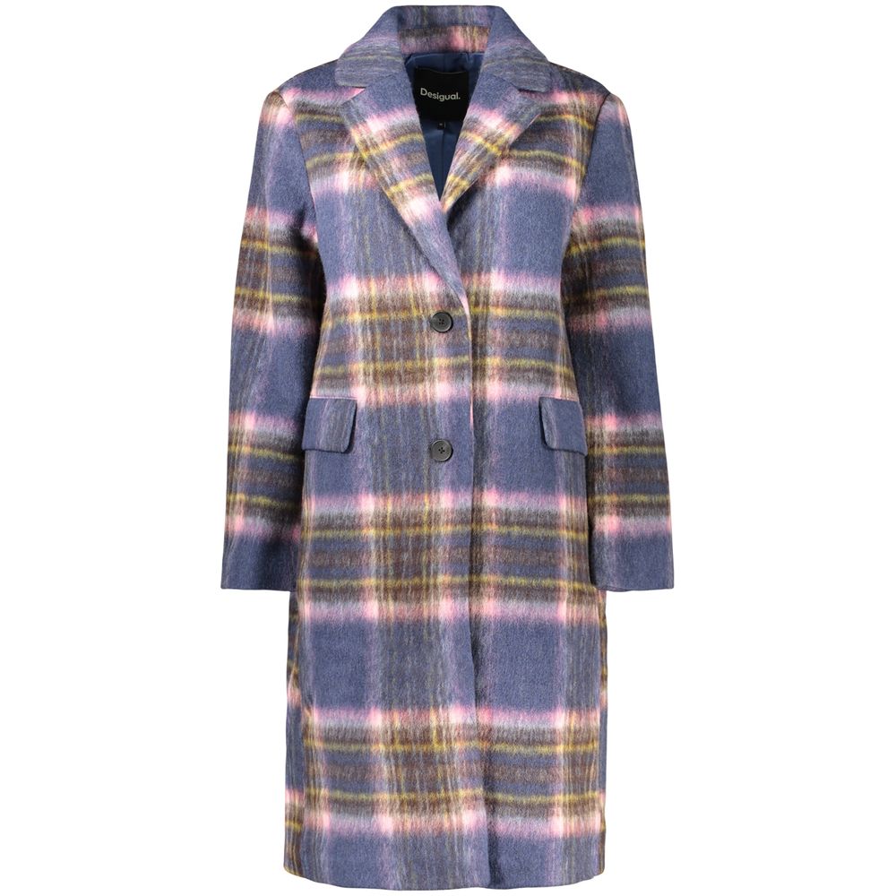 Desigual Blue Polyester Women's Women's Jacket