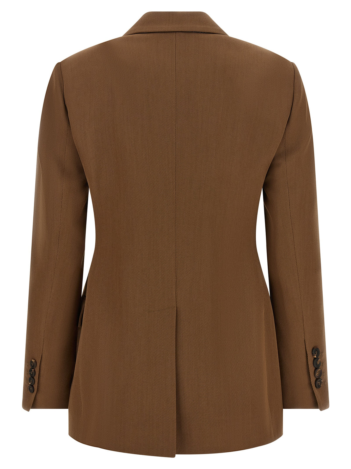Brunello Cucinelli Brown Virgin Wool Women's Blazer