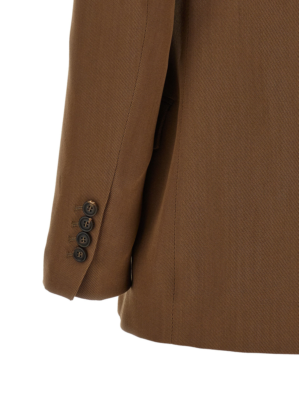 Brunello Cucinelli Brown Virgin Wool Women's Blazer