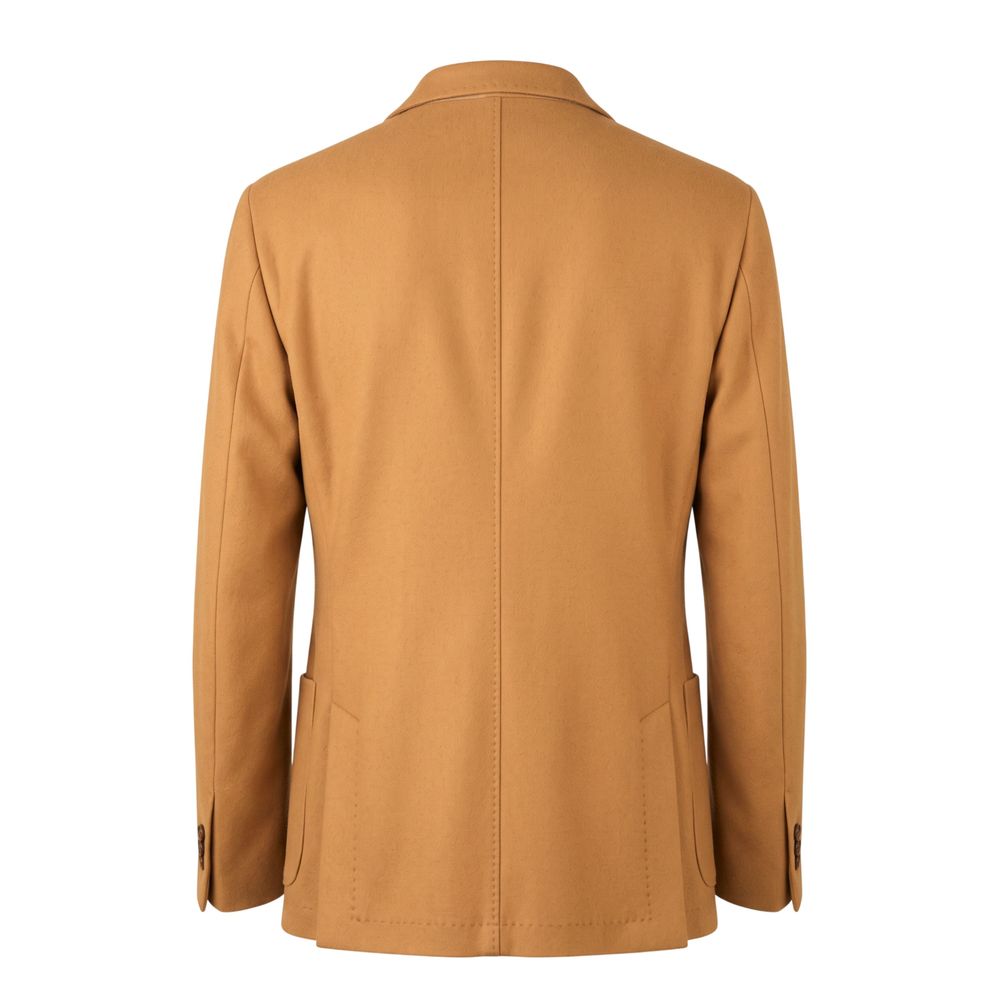 Roberto Pepe Luxury Brown Wool Men Men's Jacket