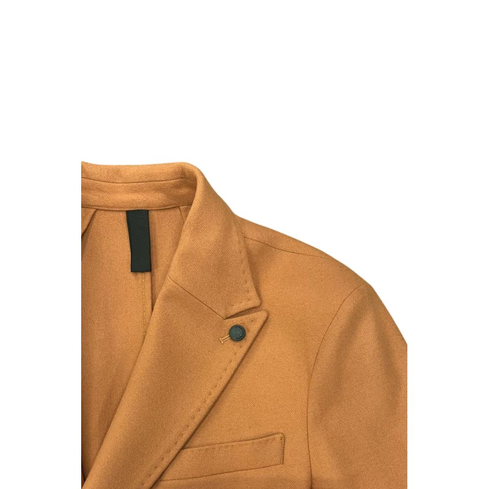 Roberto Pepe Luxury Brown Wool Men Men's Jacket