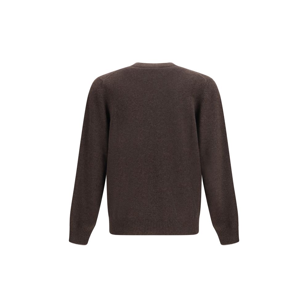 Brunello Cucinelli Brown Cashmere Men's Cardigan