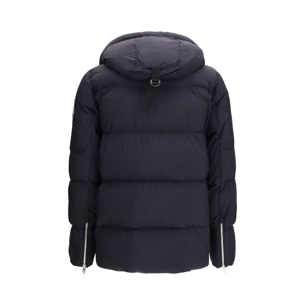 Moose Knuckles Black Nylon Full-Length Men's Jacket